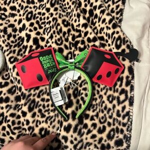 Disney Red and Green Dice Headband